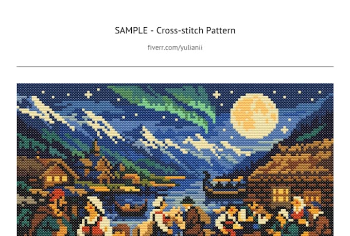 create cross stitch pattern from your image